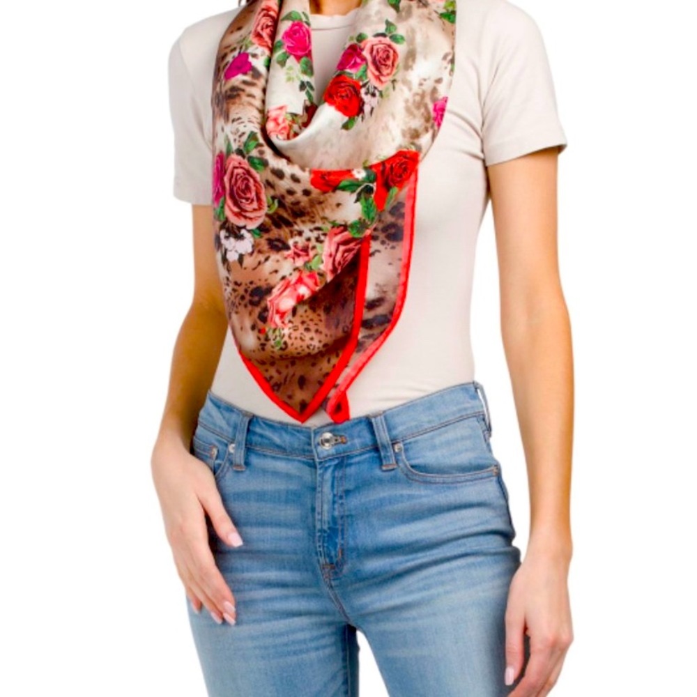 Silk Animalier Scarf from ROBERTO CAVALLI